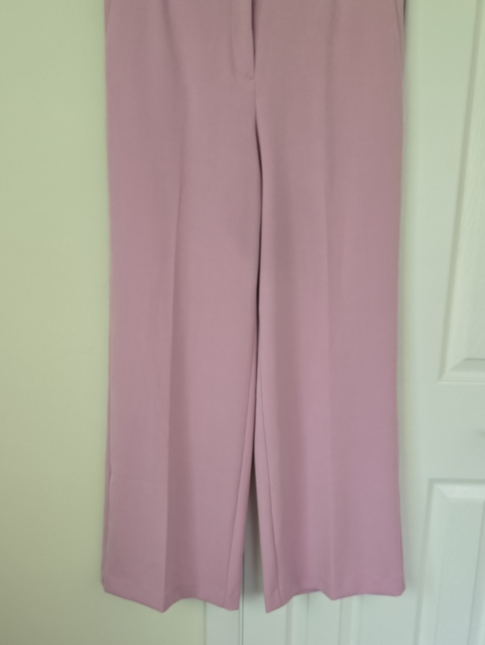 Ann Taylor The Perfect Wide-Leg Pant Trousers Pink Women Size 10 - Picture 5 of 12